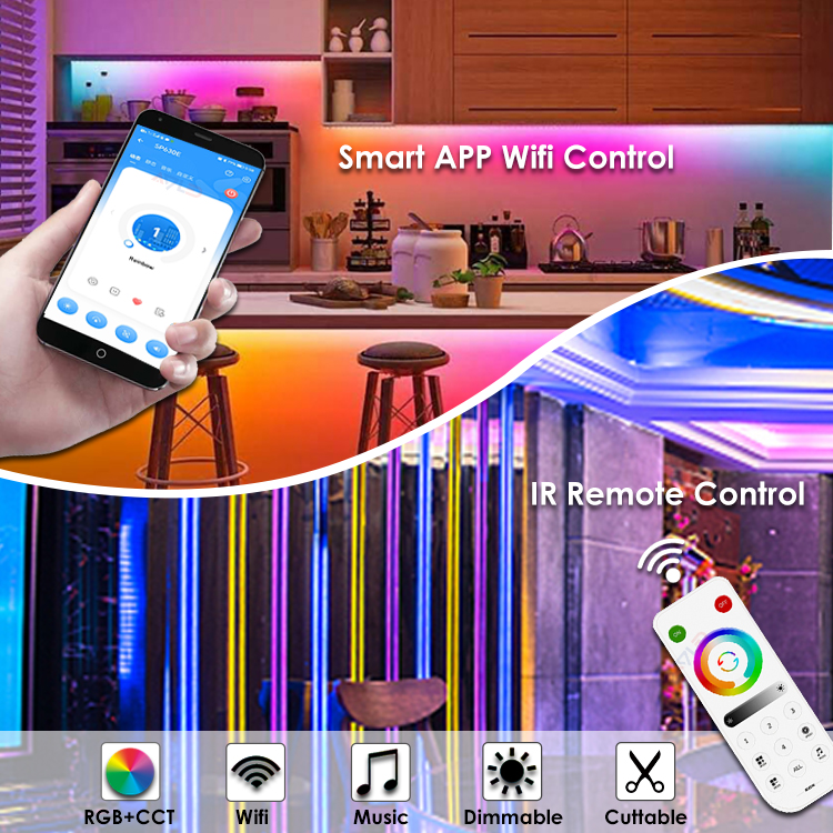 Modalità di controllo della Striscia LED RGB CCT